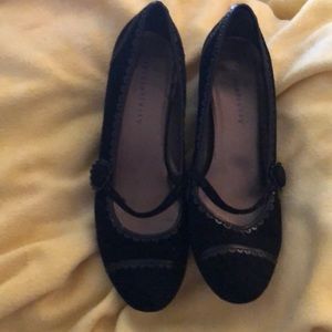 Kitten heel Mary Jane style shoes